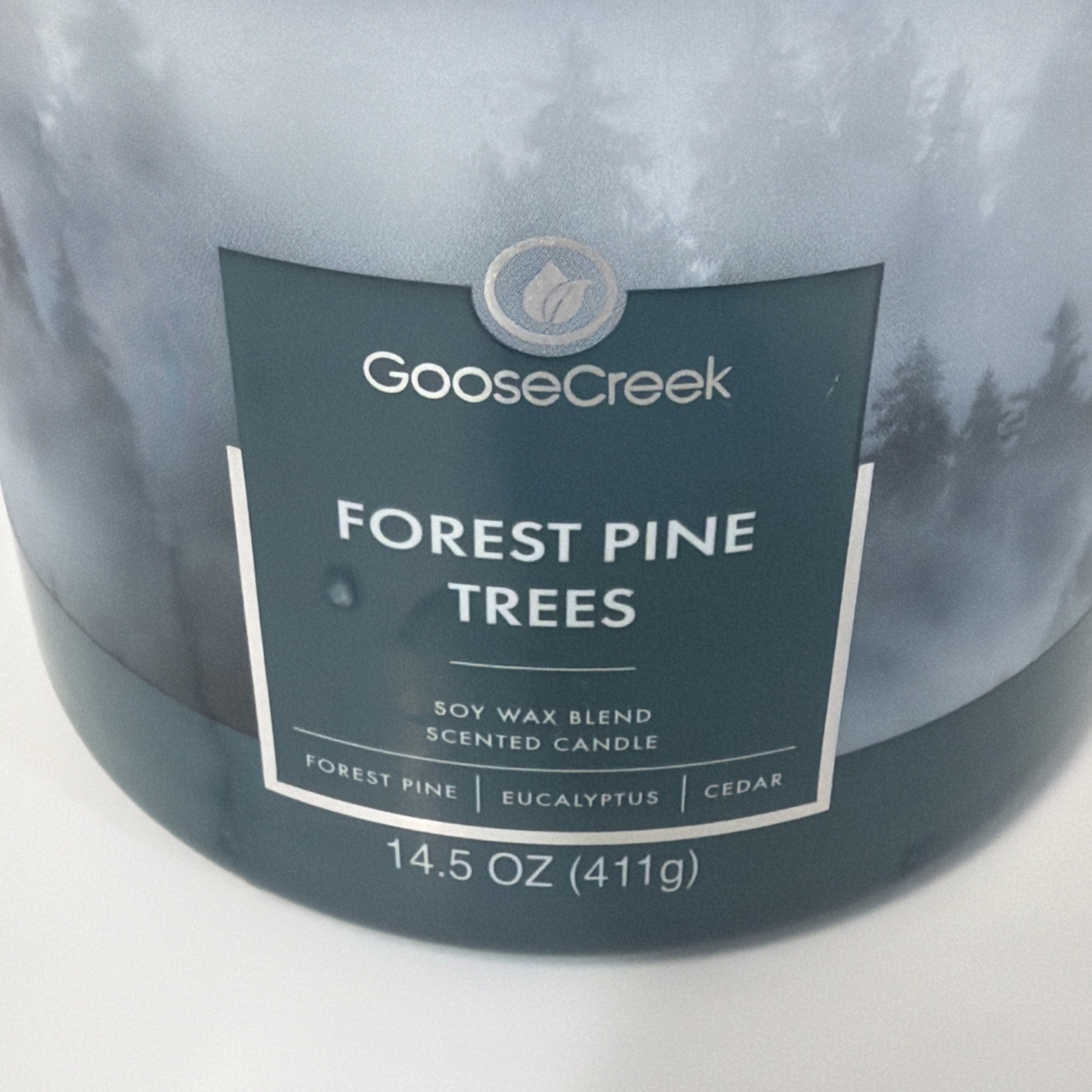 Goose Creek NEW 3 Wick Candle Forest Pine Trees 14.5 OZ Soy Wax