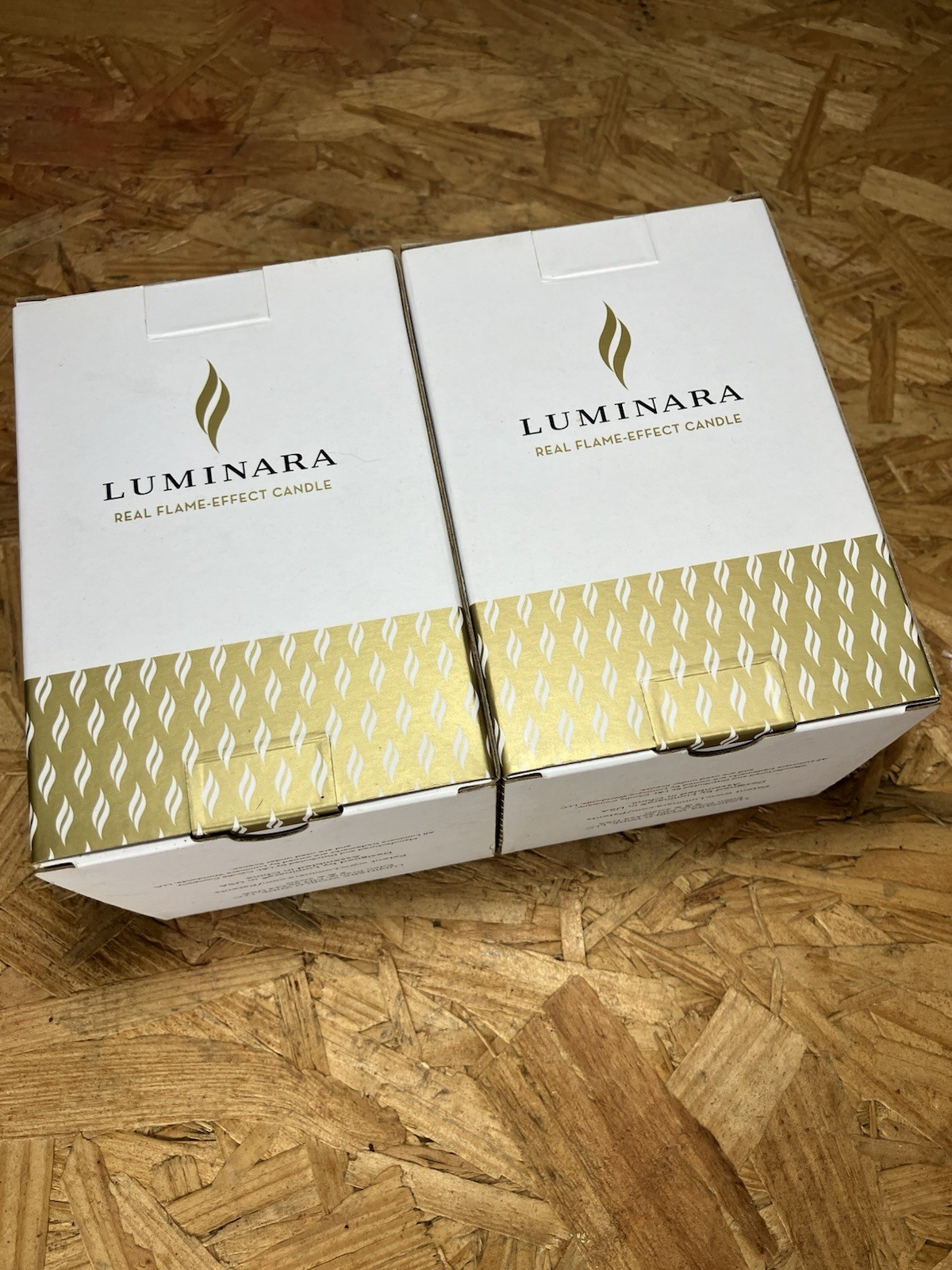 Luminara LU5401 Set of 6 Gray Assorted Pillars 3 sizes Grey – New in Box