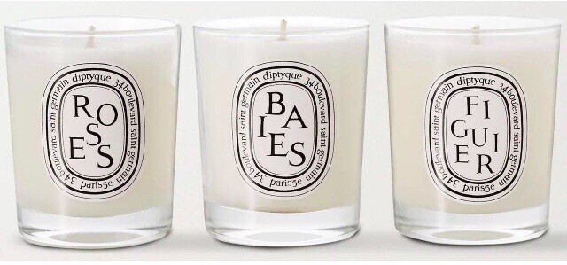 DIPTYQUE Baies Roses & Figuier Scented Candle 3 Piece Set 70 g SEE DETAILS