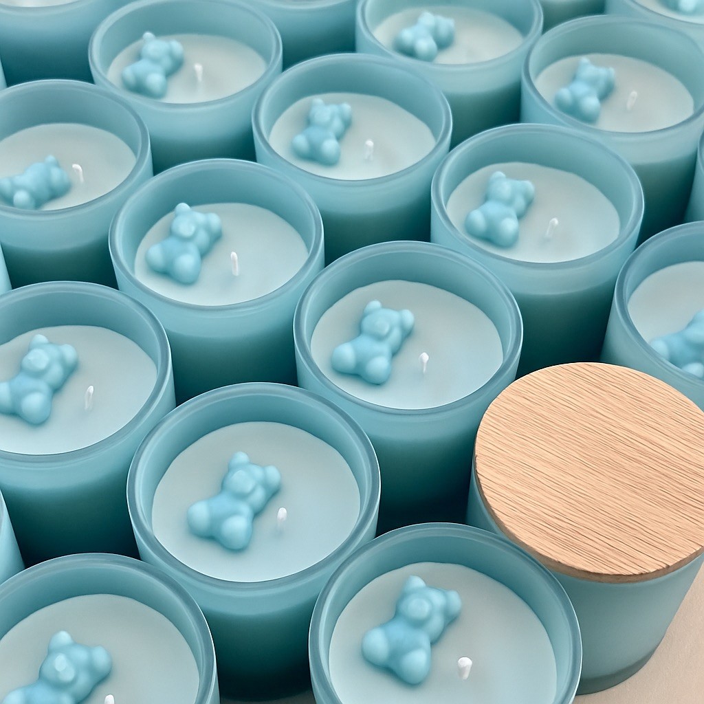 50 ct Wholesale Handmade Soy Beeswax Candles Order-Party Favors