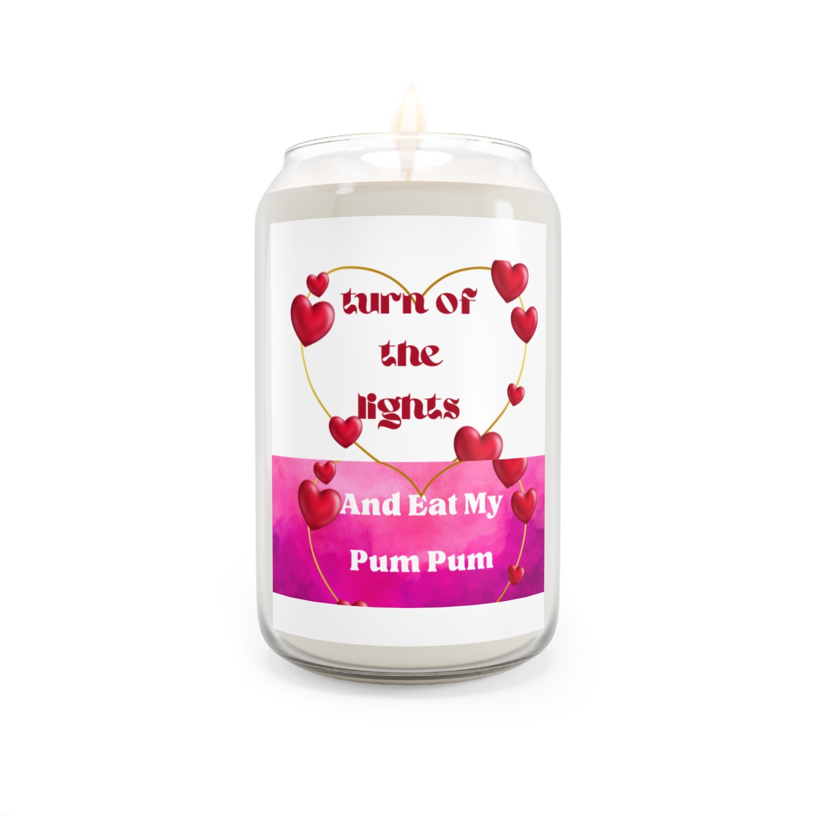 Scented Candle, Sensual Message, Romantic Bedroom Decor, Home Fragrance, Gift