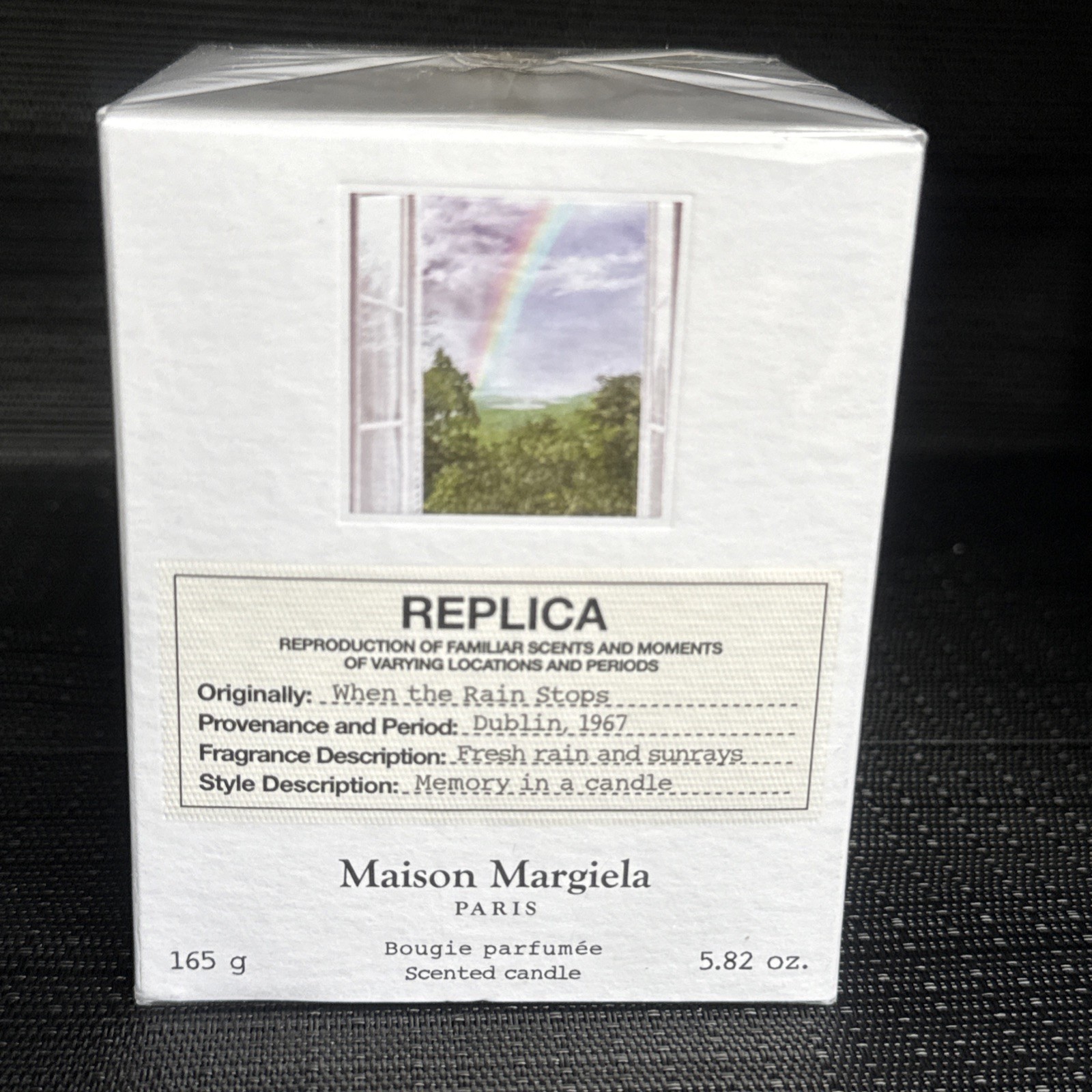 Maison Margiela Replica When The Rain Stops Scented Candle 5.82 oz (165g) Sealed