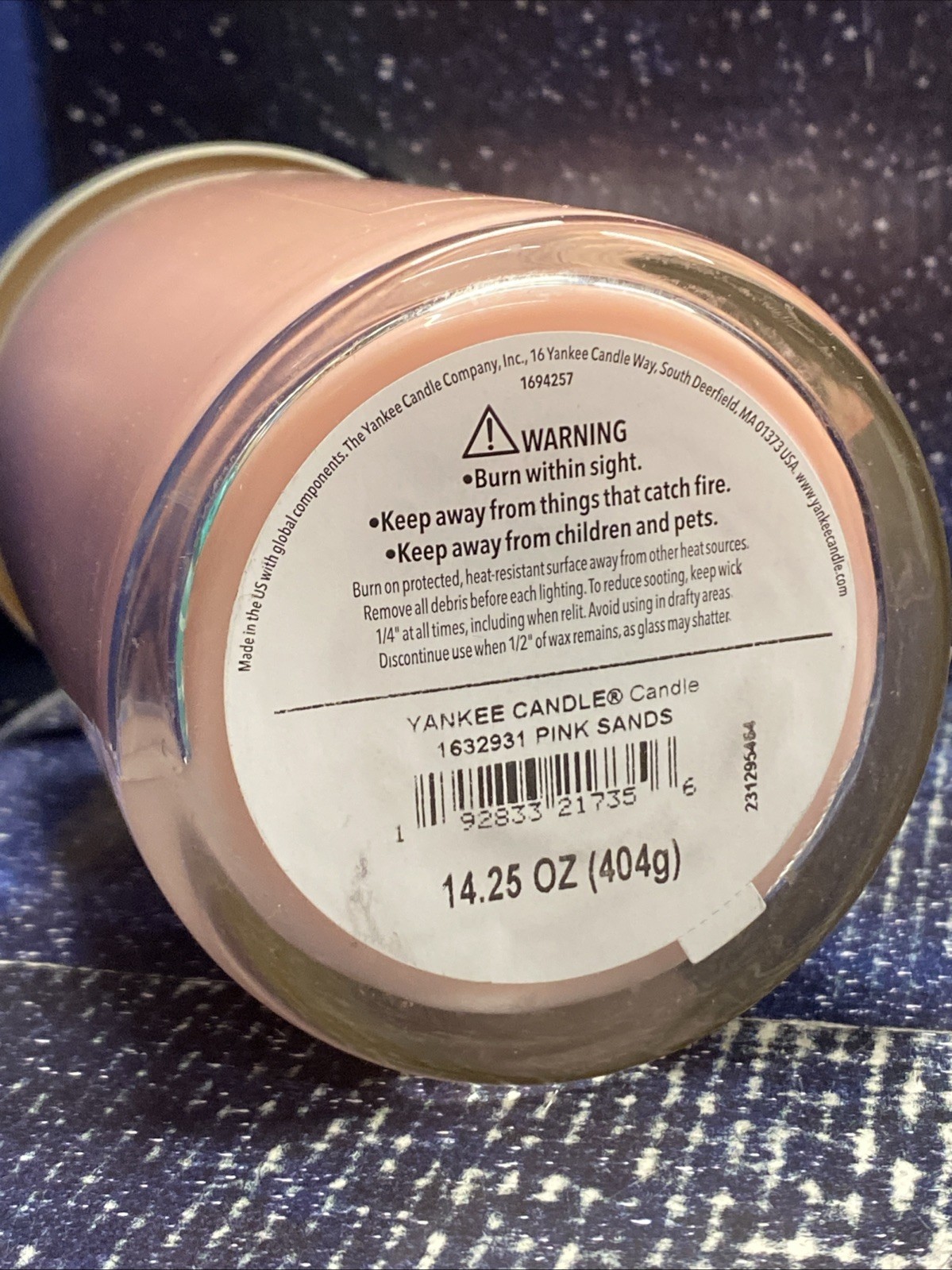 Yankee Candle – Pink Sands 14.25 OZ Jar Candle. 1 Wick.