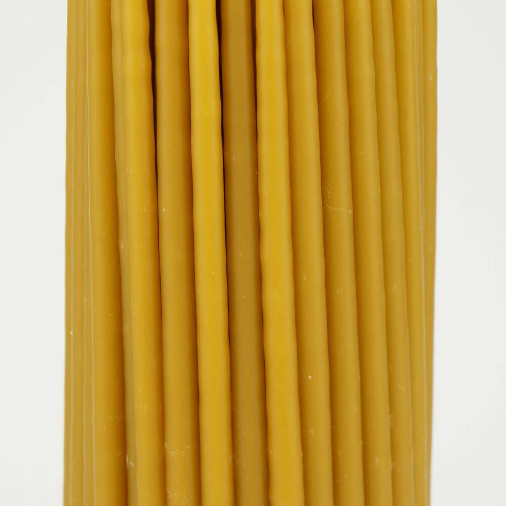 100% Pure Beeswax Taper Church Candles Orthodox Natural Honey Scent 200 pcs 11″