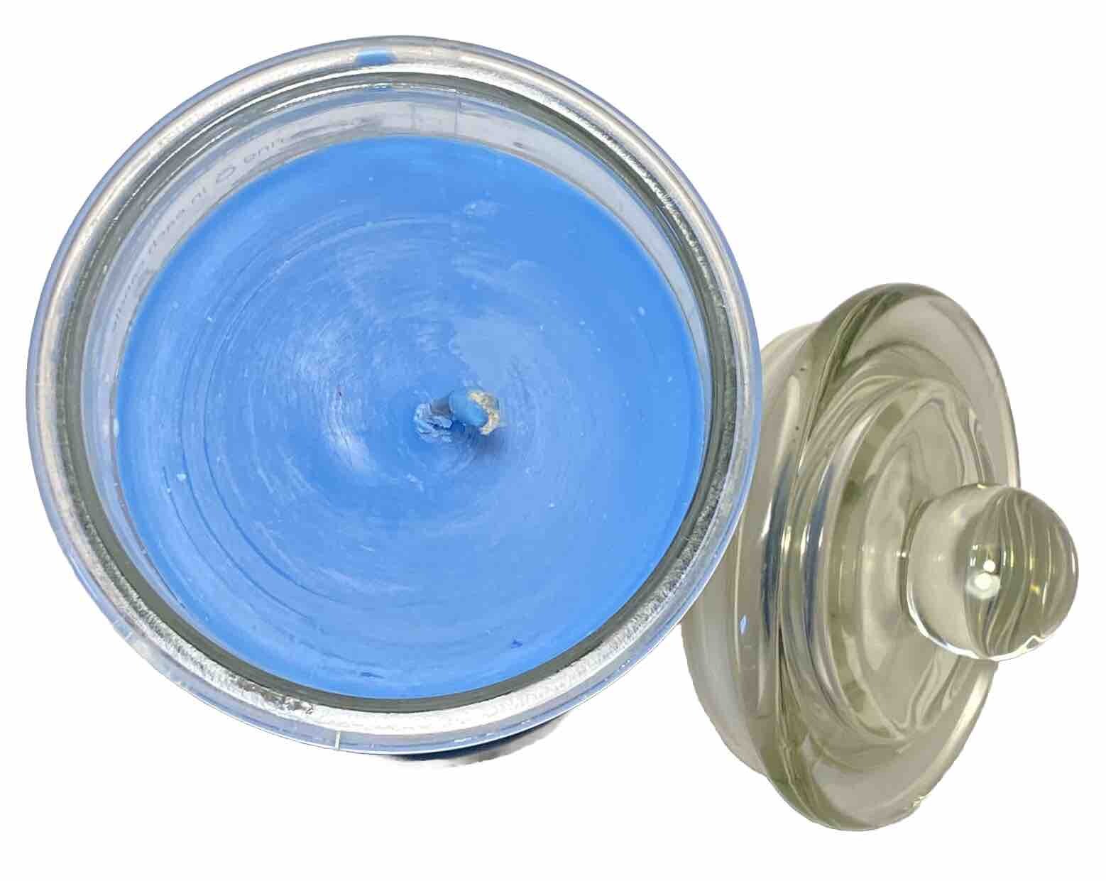 Bella Candle With Ring Inside Relaxation Oasis Scent 120 Hours Blue