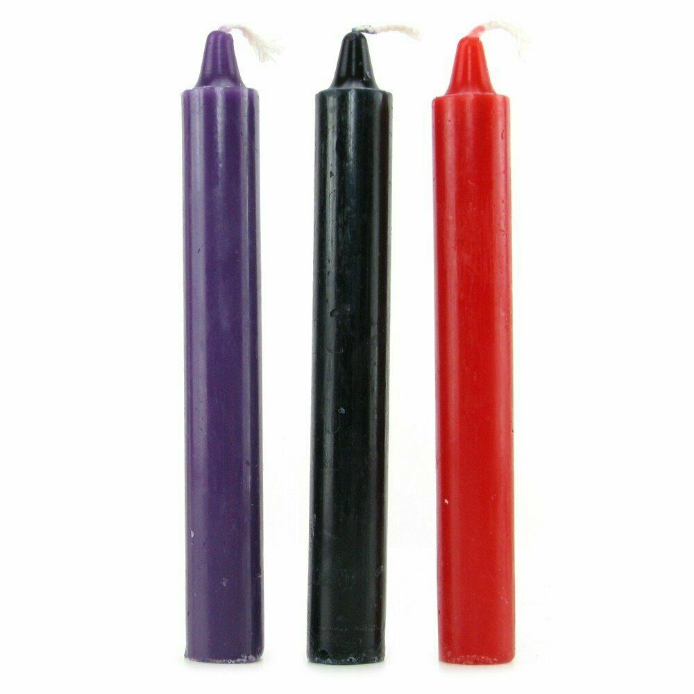 Japanese Drip Candles ~ Low Temperature Paraffin Multi-Color Candles – Set of 3