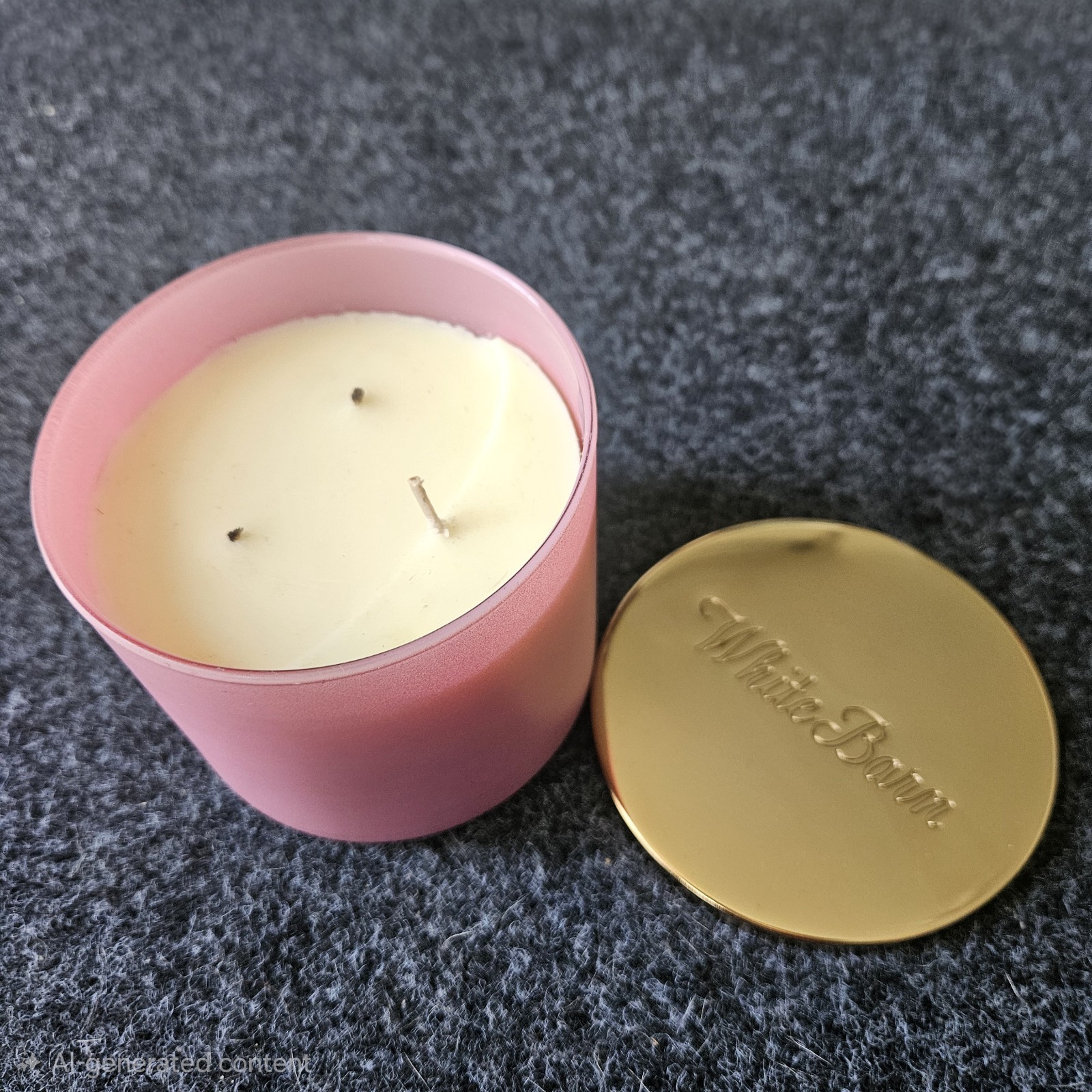 Bath & Body Works White Barn Rose Water & Ivy 3 Wick Candle 14.5oz